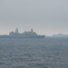 USS San Antonio and USS Kearsarge transit the Atlantic Ocean