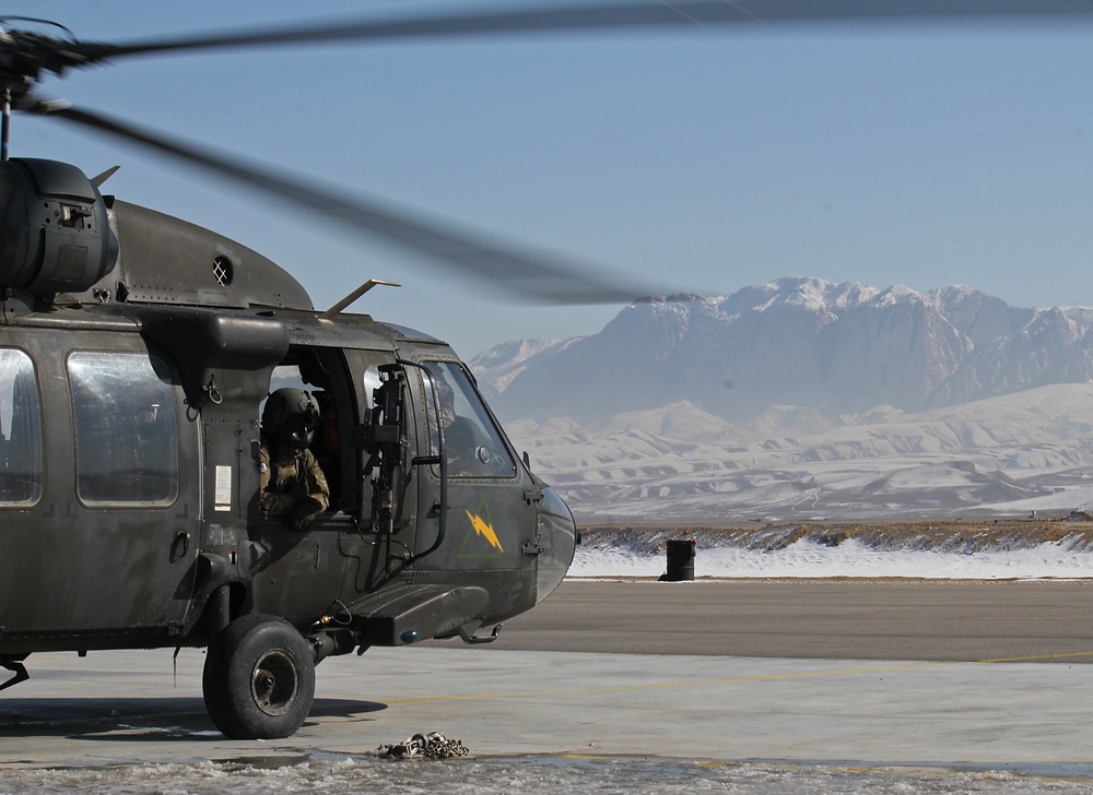 Preparing for takeoff