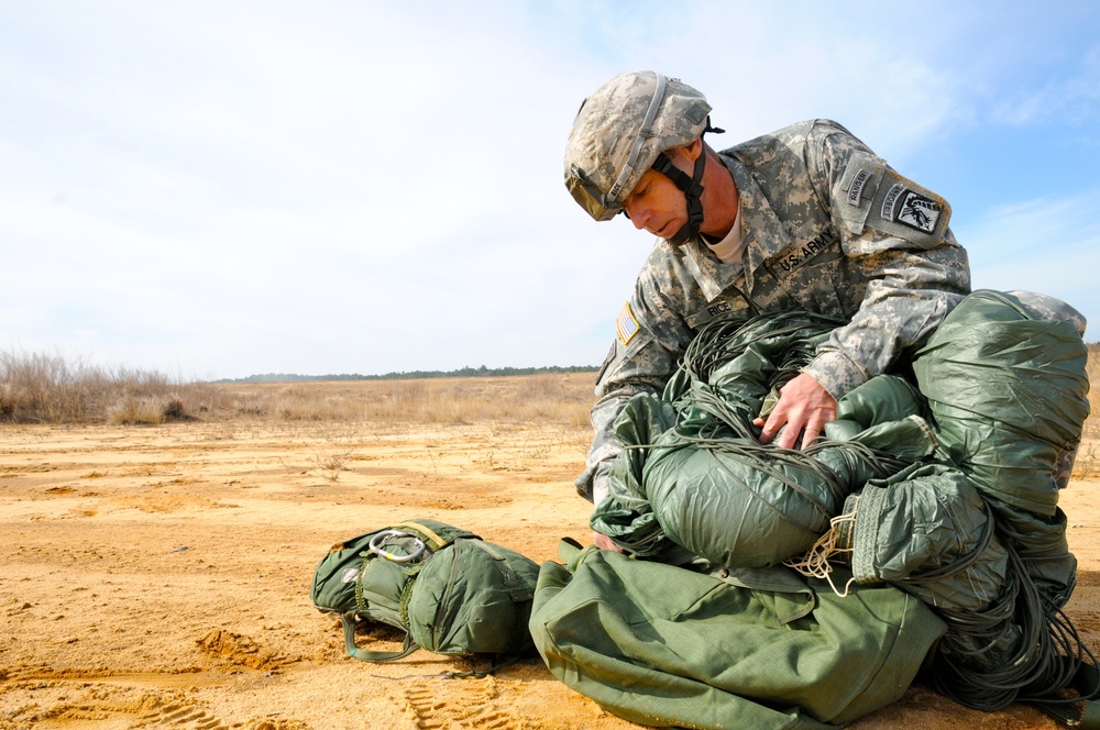 Corps command sergeant major makes last jump