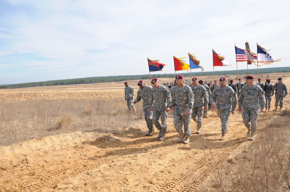 Corps command sergeant major makes last jump