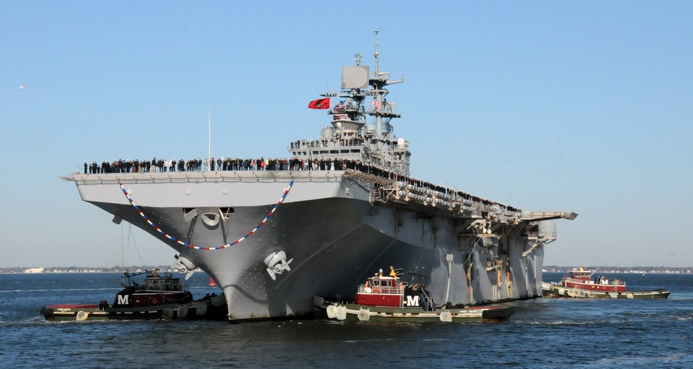 USS Bataan returns home