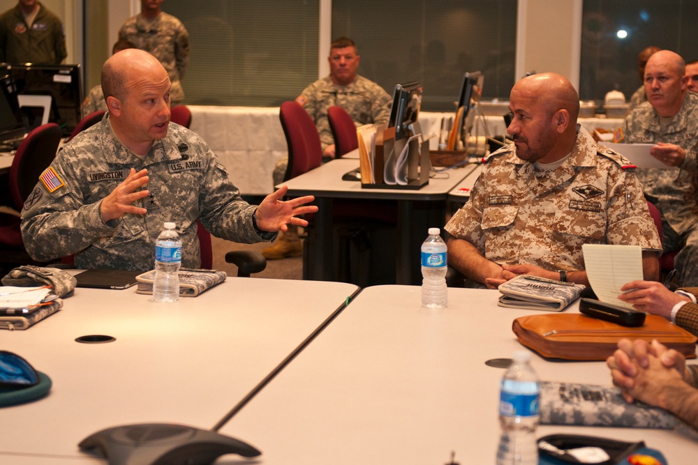 UAE senior military advisors visit the South Carolina National Guard