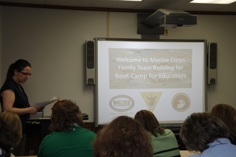 Cherry Point 'Boot Camp' equips local educators with valuable assets