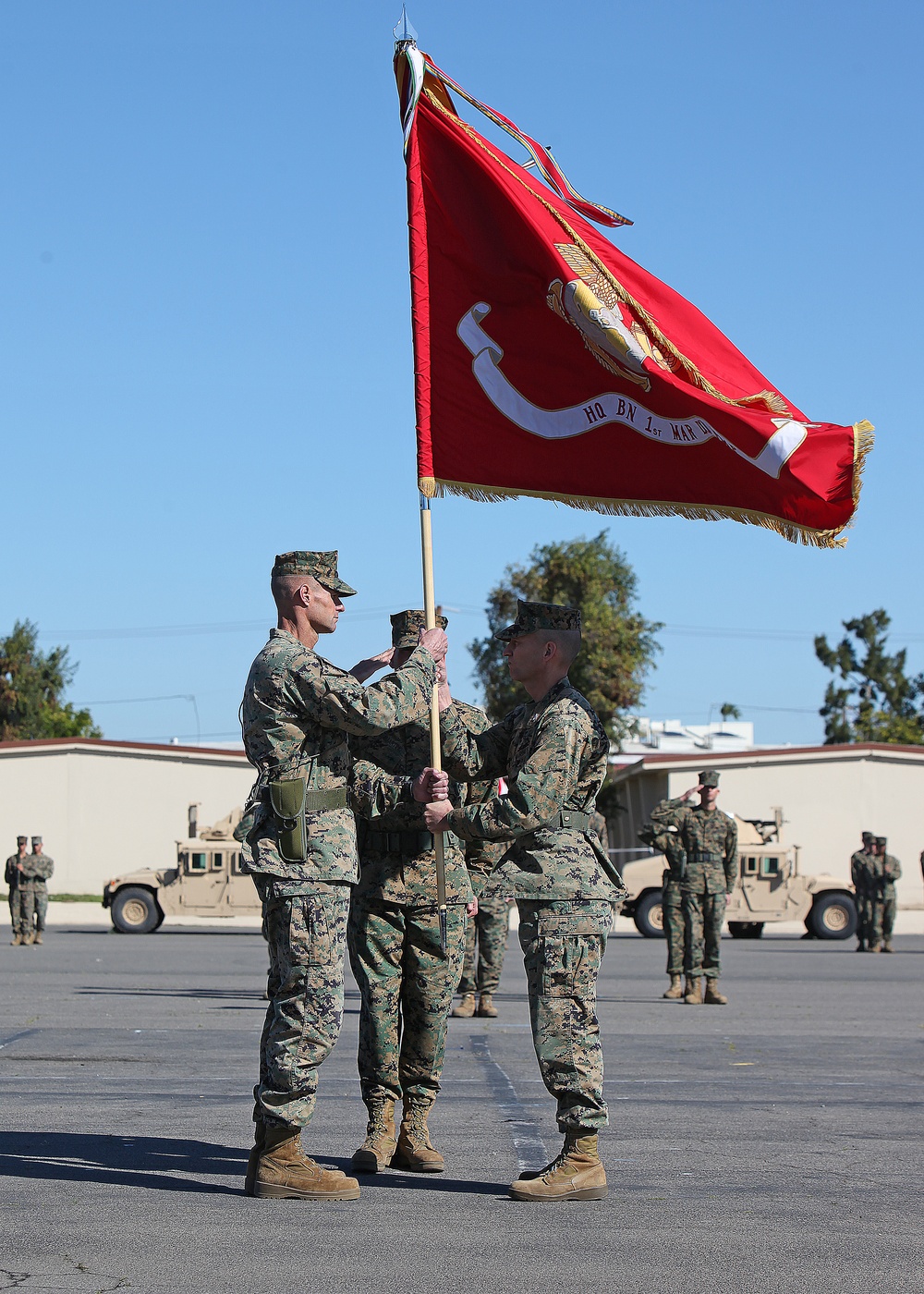 DVIDS - Images - 1st Marine Division, Headquarters Battalion change of