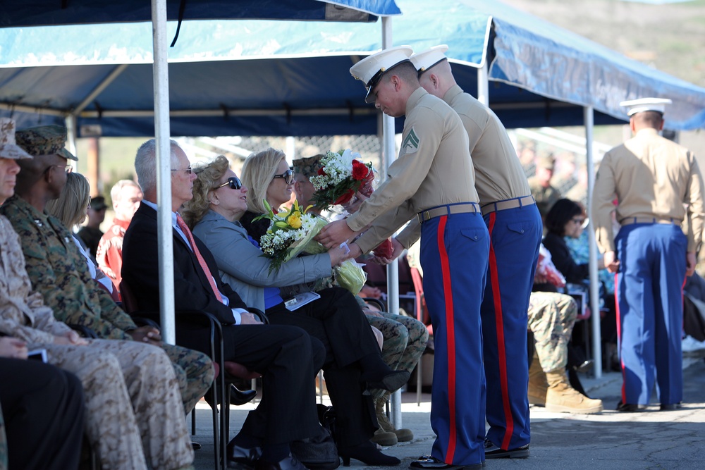 1st Marine Division, Headquarters Battalion change of command