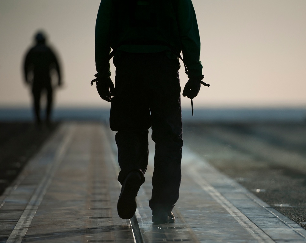USS Carl Vinson in the Arabian Sea