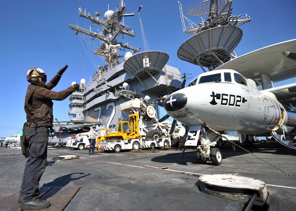 USS Abraham Lincoln in the Persian Gulf