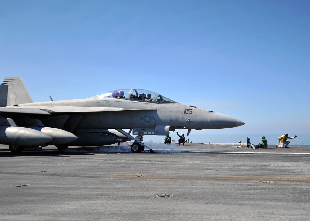 USS Abraham Lincoln in the Persian Gulf