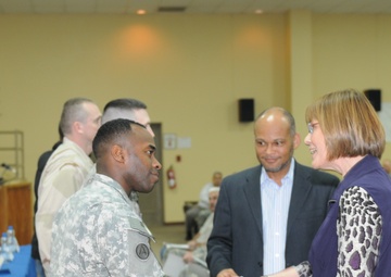 408th Contracting Support Brigade hosts town hall meeting