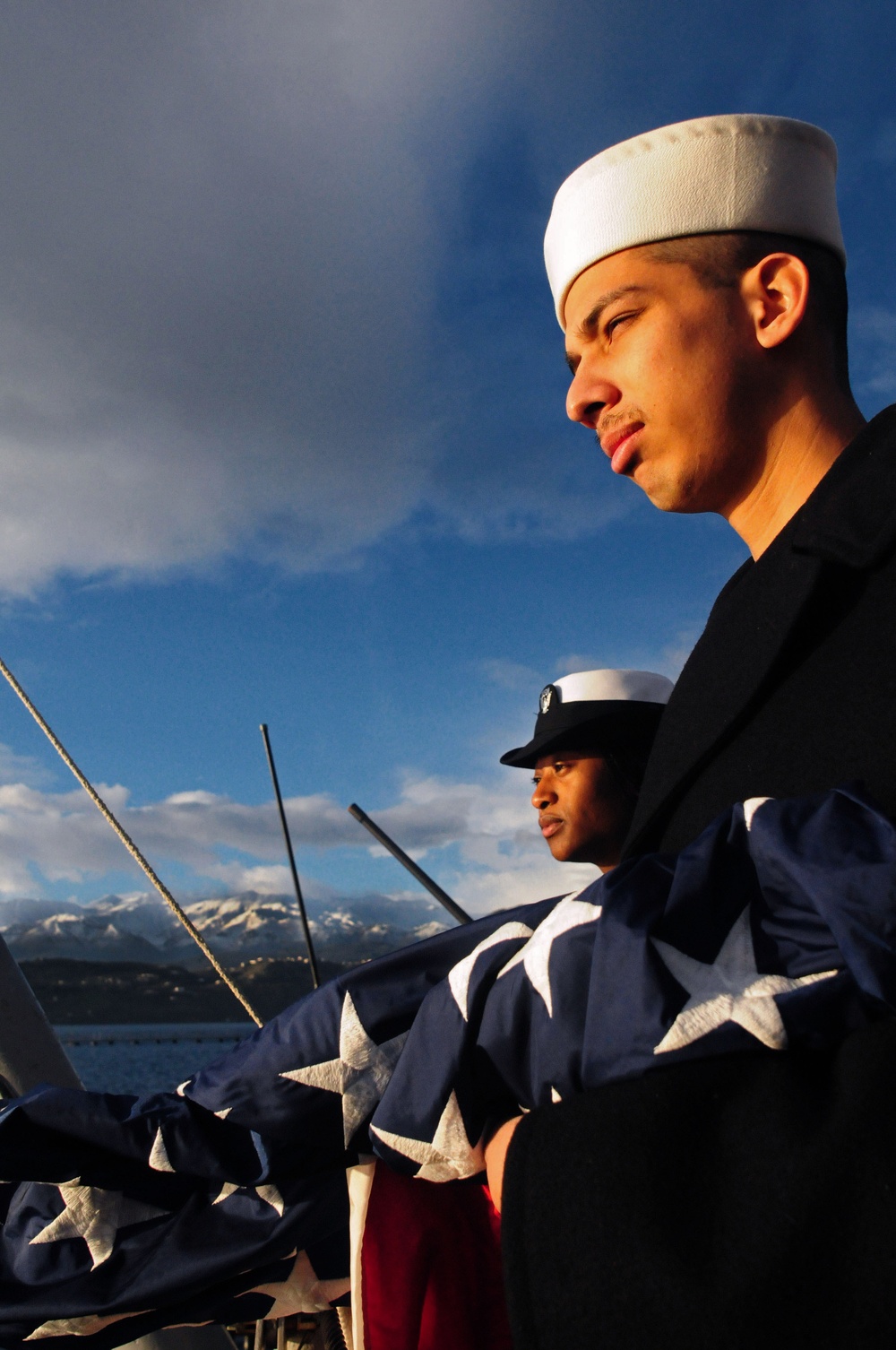 USS Vella Gulf in Souda Bay, Greece