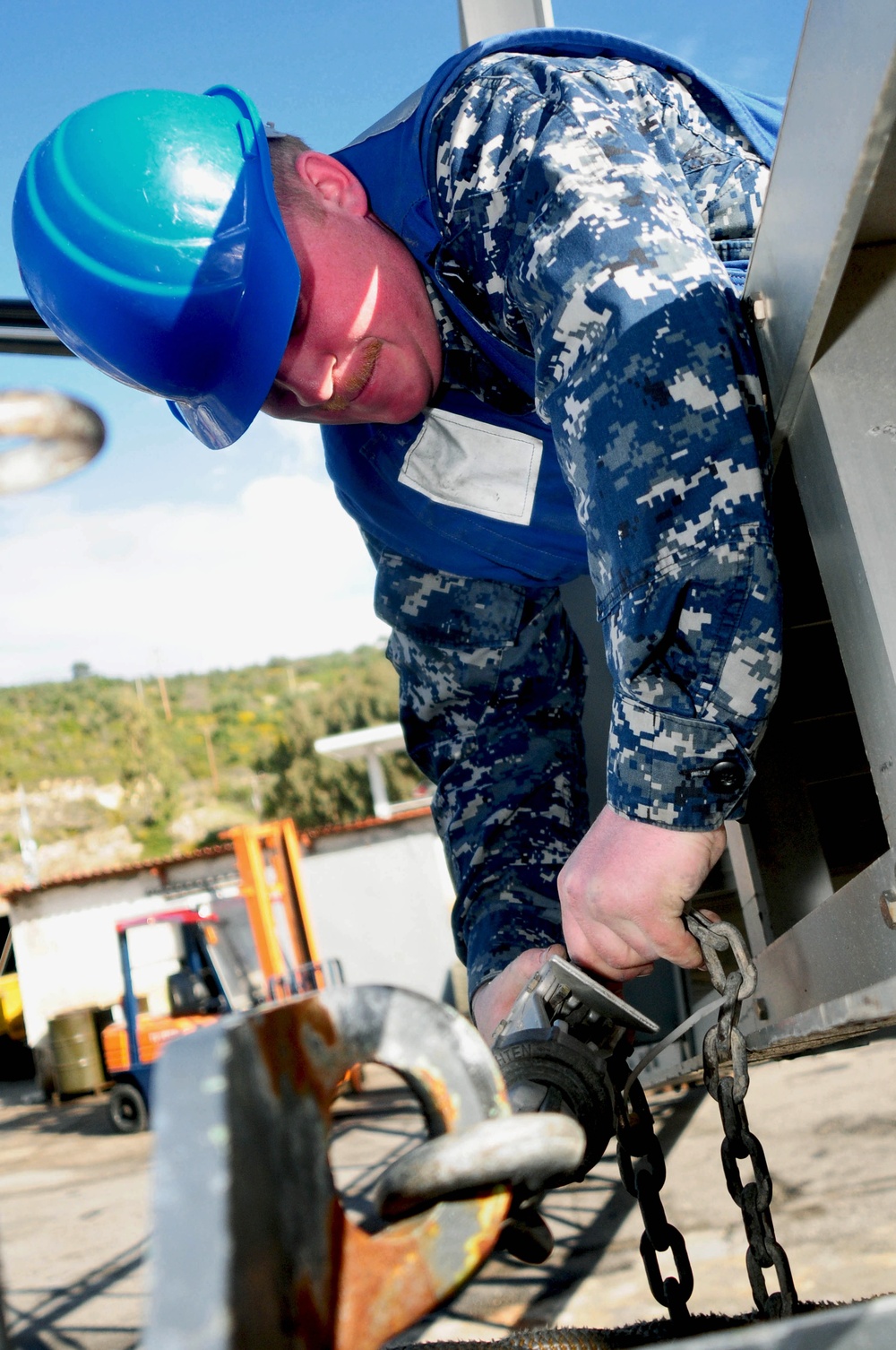 USS Vella Gulf in Souda Bay, Greece