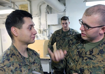 Faces of the 24th Marine Expeditionary Unit: Part five: Seaman Scott Blanchard, a hospital corpsman