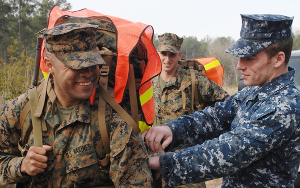 Marines hone hiking skills through 14-miler