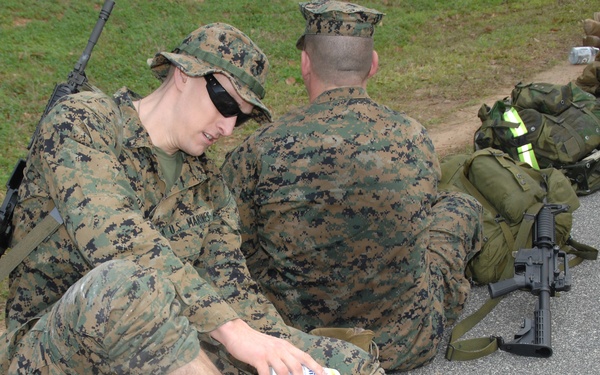 Marines hone hiking skills through 14-miler