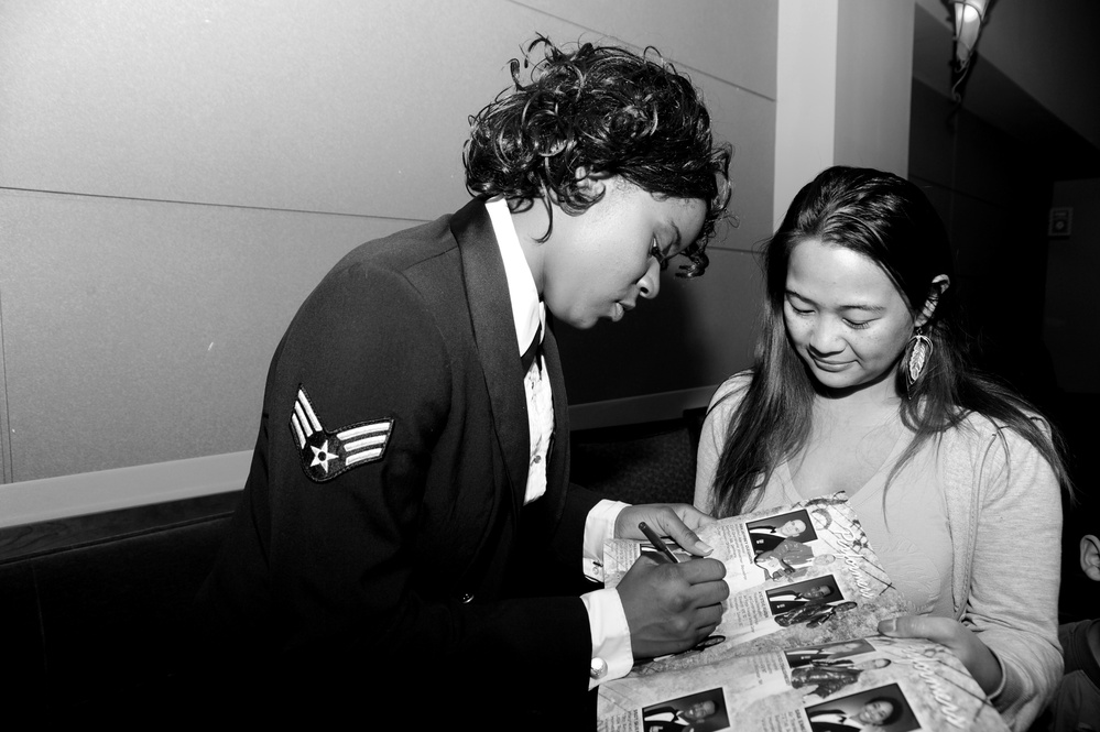 On Top of the World: Tops in Blue airman returns home