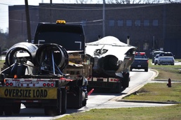 F-111E arrival at Shaw Air Force Base