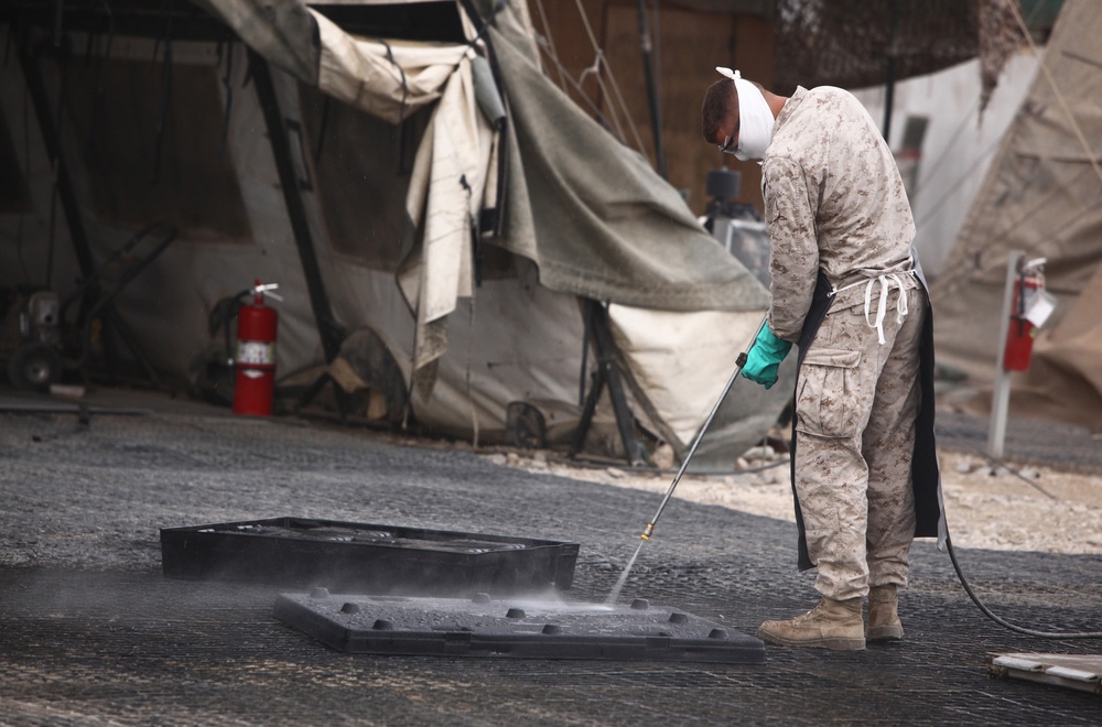 Operation Clean Sweep: Logistics Marines account for millions of dollars worth of gear and equipment