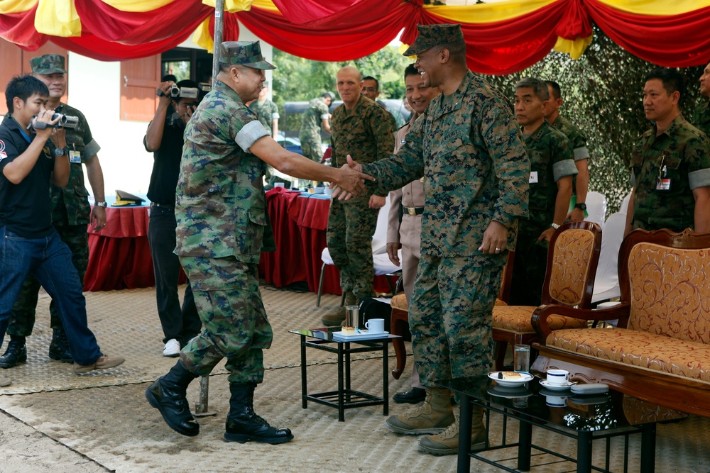 Hat Yao amphibious training facility dedication