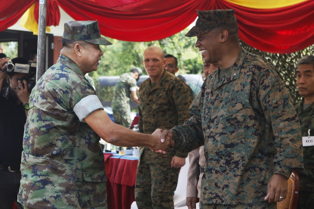 Hat Yao amphibious training facility dedication