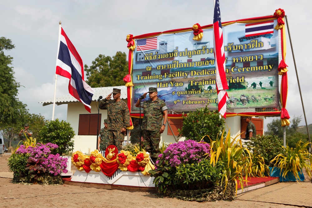 Hat Yao amphibious training facility dedication