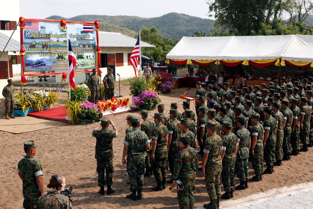 Hat Yao amphibious training facility dedication