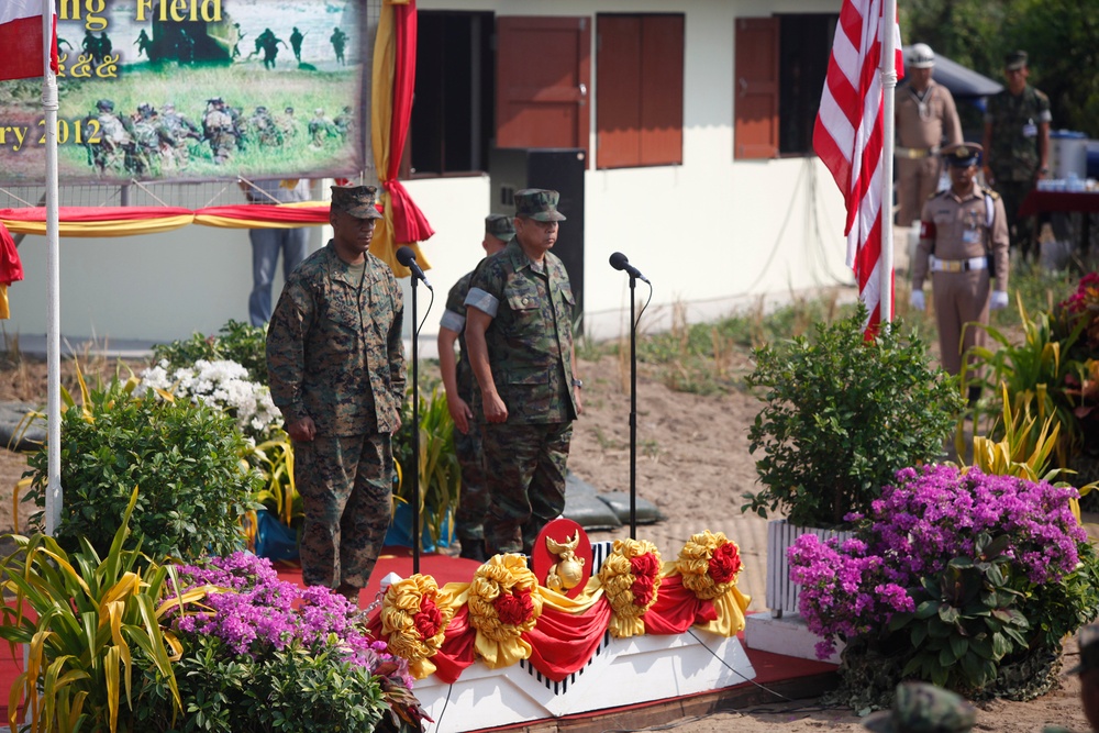 Hat Yao amphibious training facility dedication