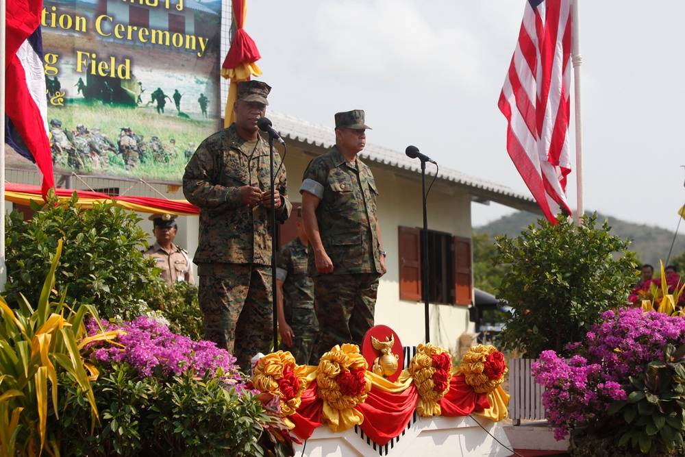 Hat Yao amphibious training facility dedication