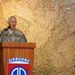 Maj. Gen. Jim Huggins speaks at naturalization ceremony