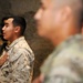 Marine leads newly naturalized service members in Pledge of Allegiance