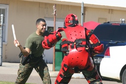 Security augmentees endure pain for guard preparation