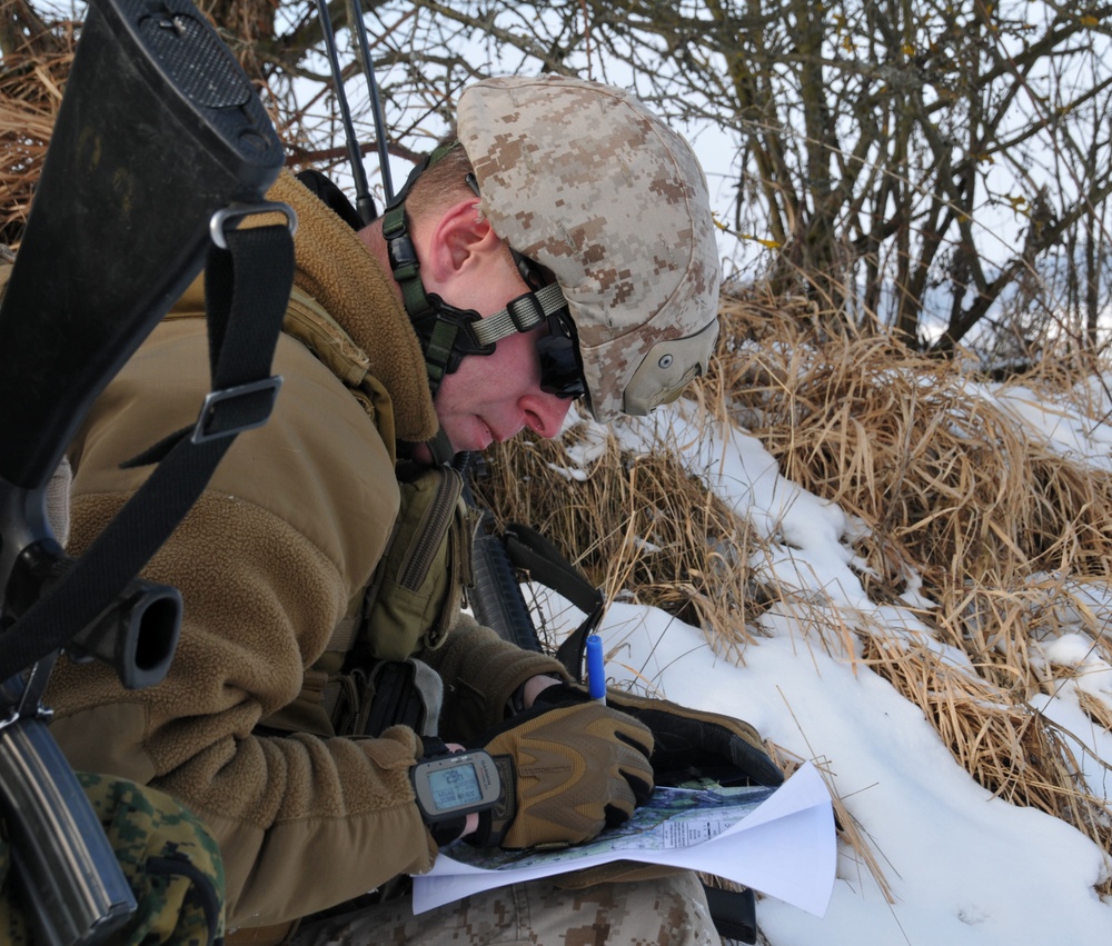 US Marine 2nd ANGLICO with 23rd Georgian Infantry Battalion