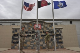 Two commanders at the Afghanistan Engineer District-South?