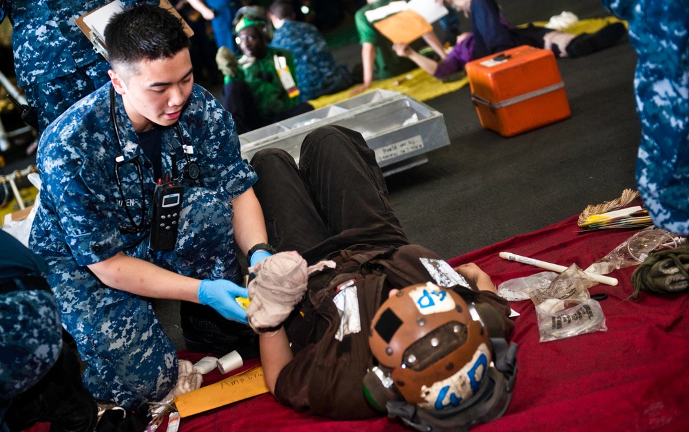 USS John C. Stennis in the Pacific Ocean