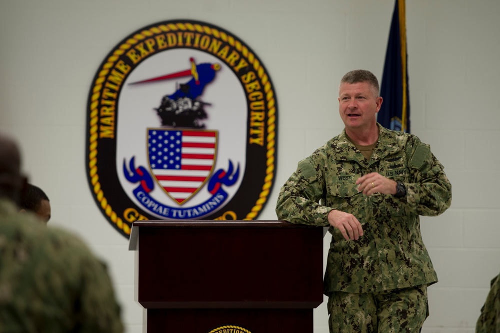 Master Chief Petty Officer of the Navy conducts command visits