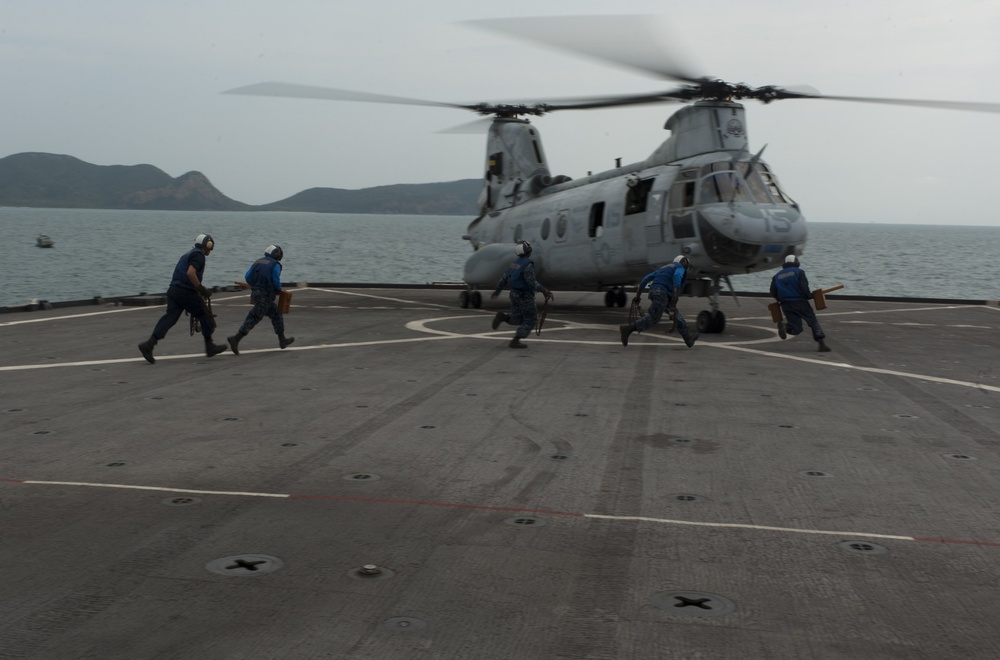 Germantown offloads Marines, starts Cobra Gold