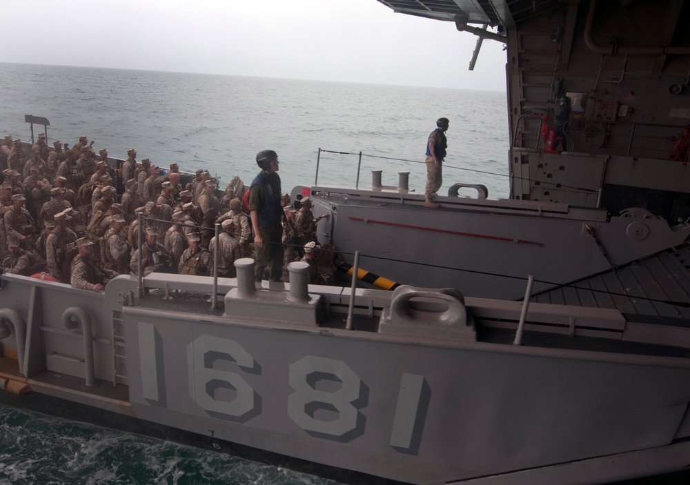 USS New Orleans in the Persian Gulf