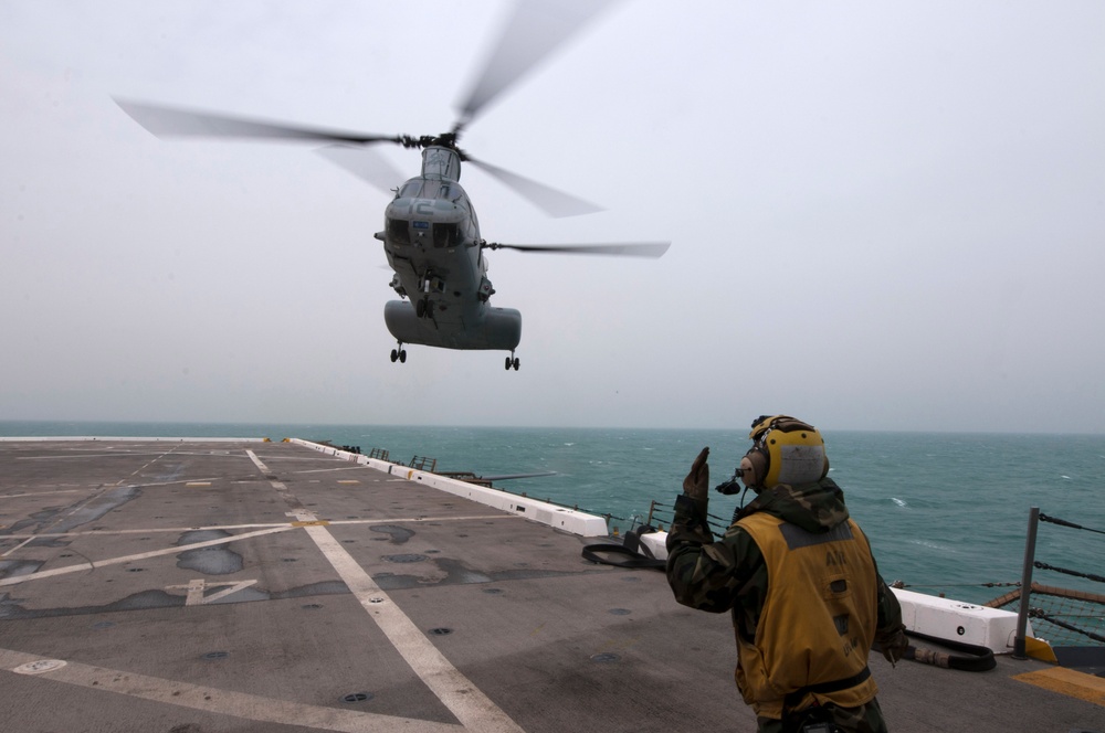 USS New Orleans in the Persian Gulf