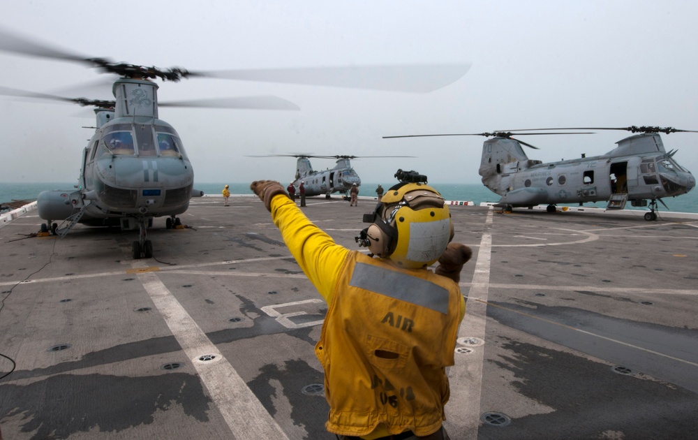 USS New Orleans in the Persian Gulf