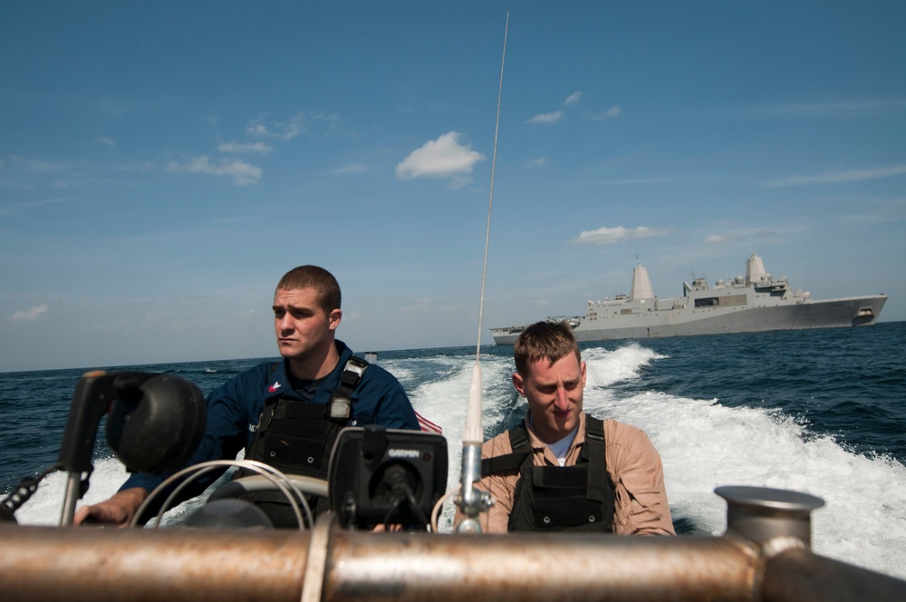 USS New Orleans in the Persian Gulf