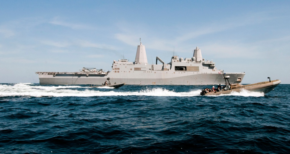 USS New Orleans in the Persian Gulf