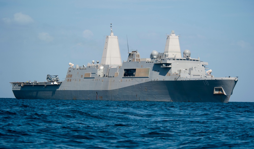 USS New Orleans in the Persian Gulf