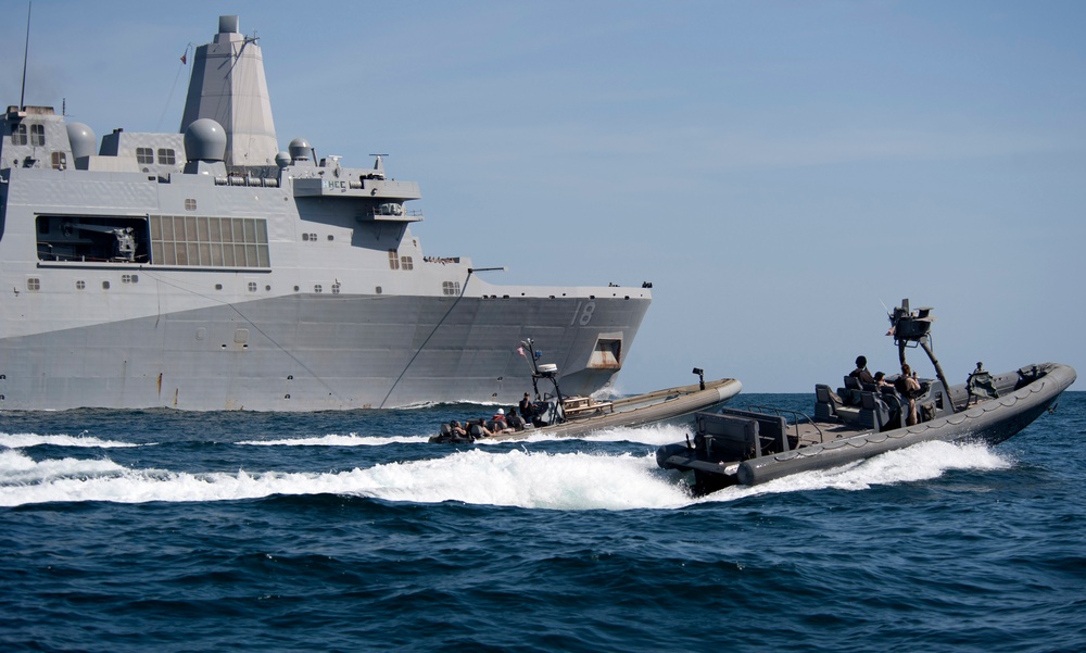 USS New Orleans in the Persian Gulf