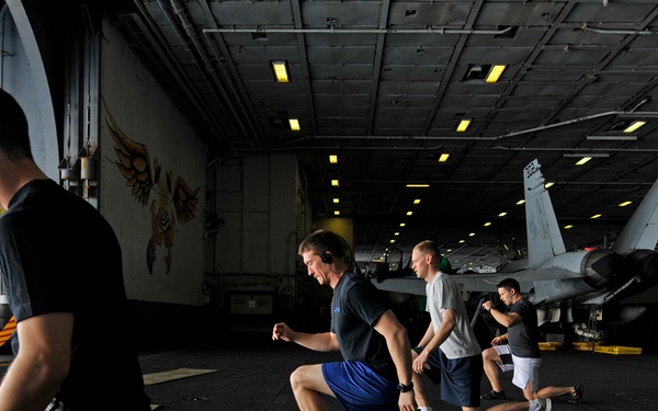 USS Carl Vinson action