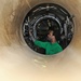 USS Abraham Lincoln sailor performs maintenance