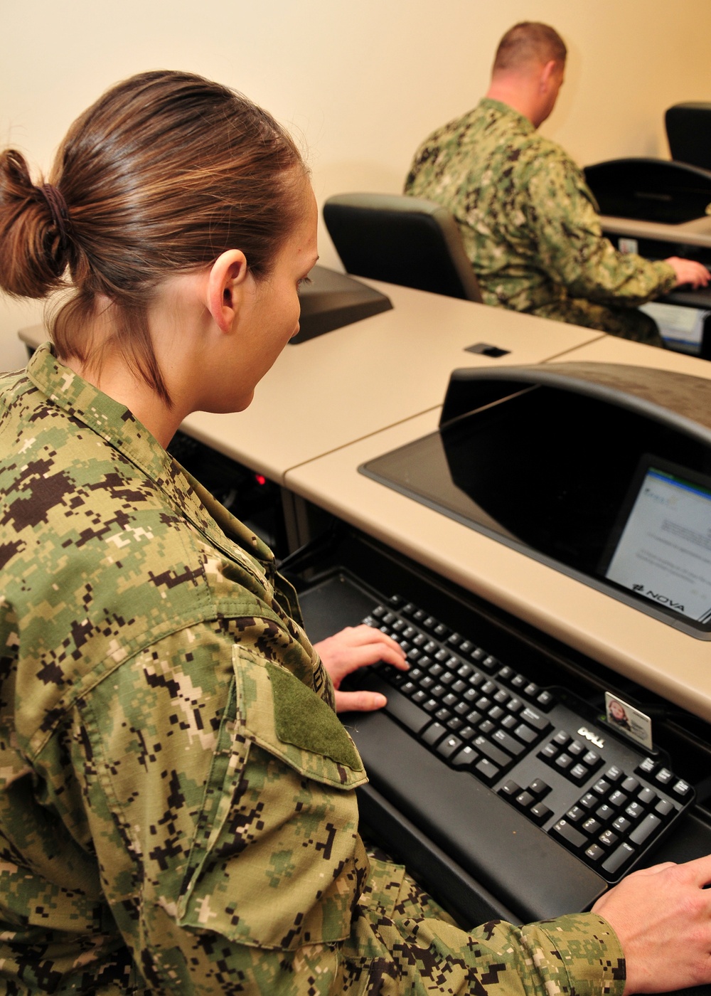 Seabees Participate in personality testing at NCBC Gulfport