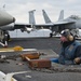 USS Enterprise moves jet