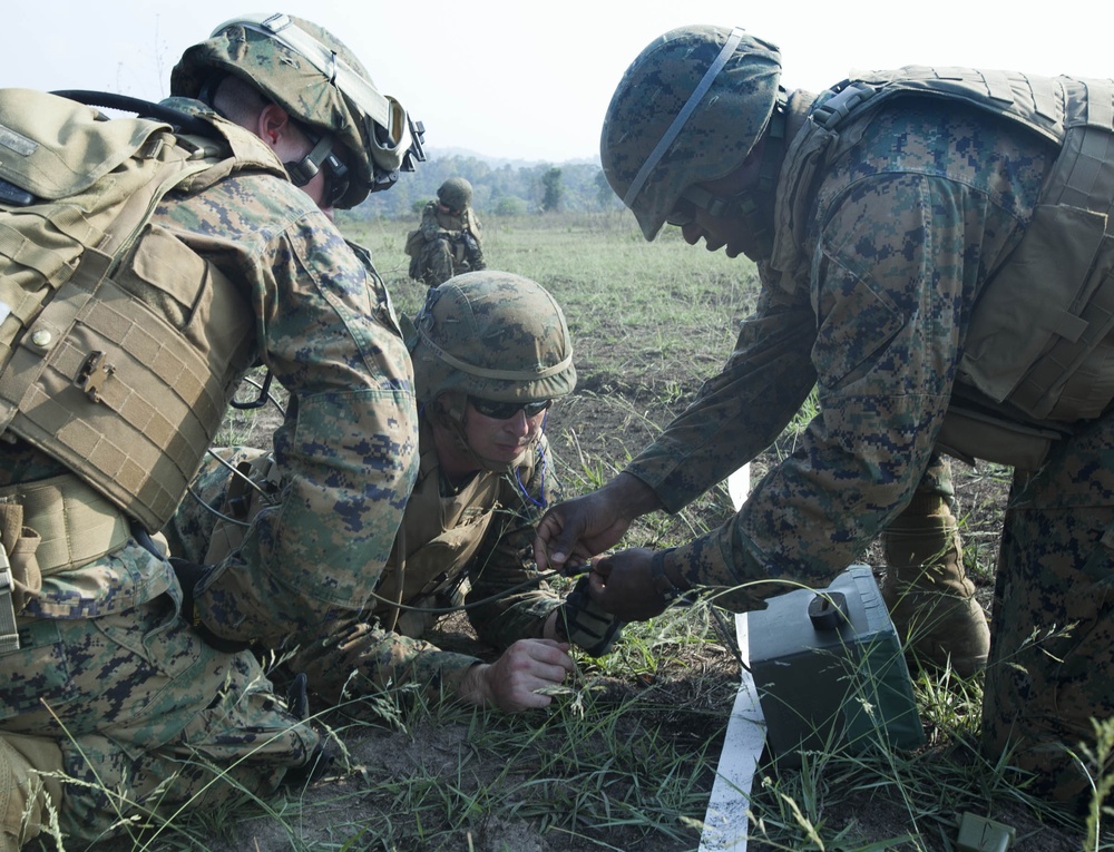 Combat Assault Battalion, Marines conduct demo training at Exercise Cobra Gold 2012