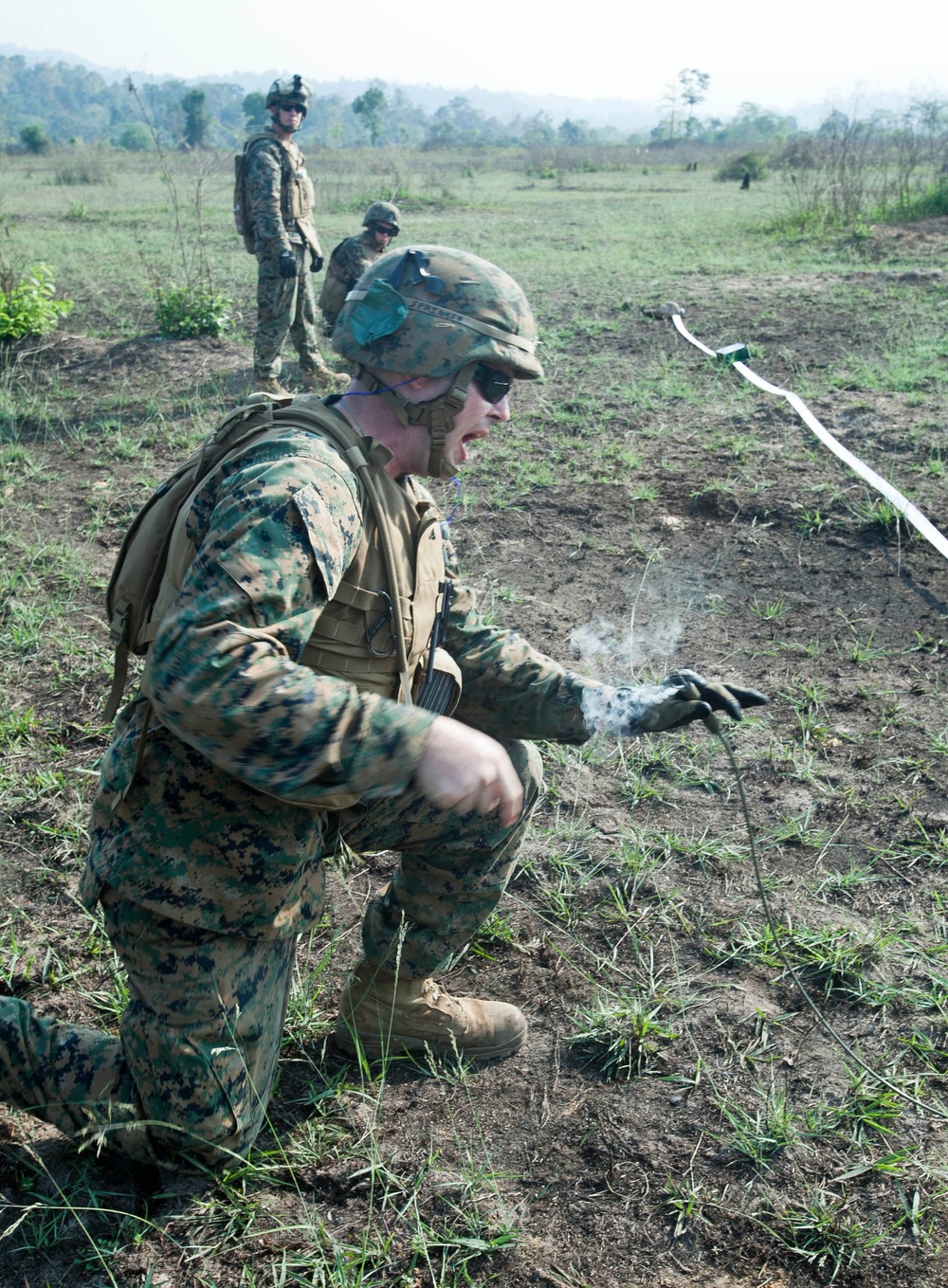 Combat Assault Battalion, Marines conduct demo training at Exercise Cobra Gold 2012