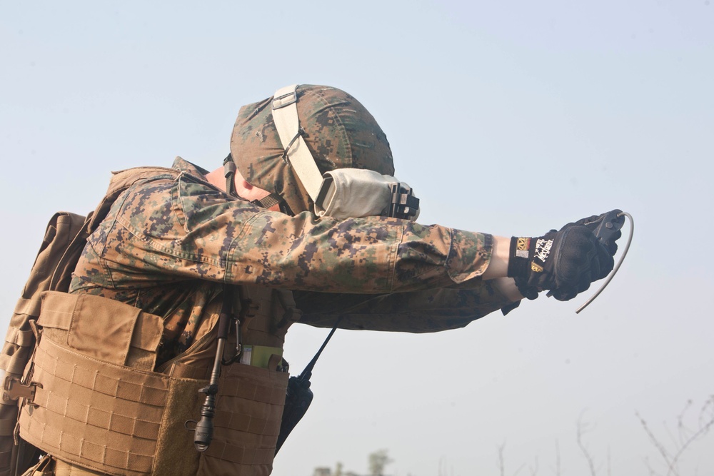 Combat Assault Battalion, Marines conduct demo training at Exercise Cobra Gold 2012