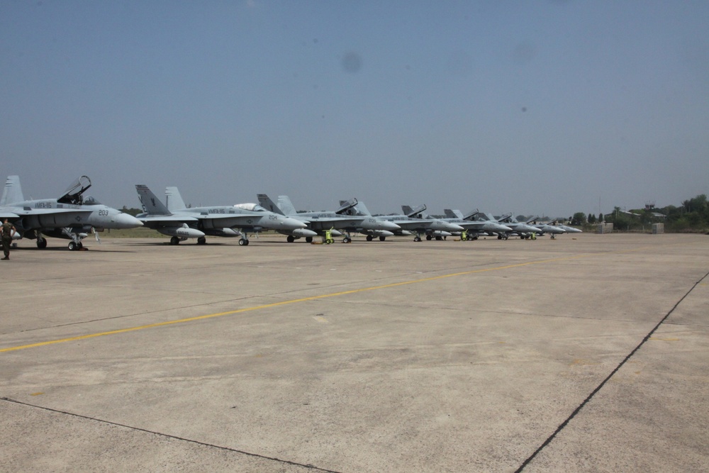 Silver Eagles spread wings during Cobra Gold
